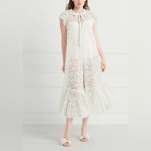 Hill House White Coco Duster NWT